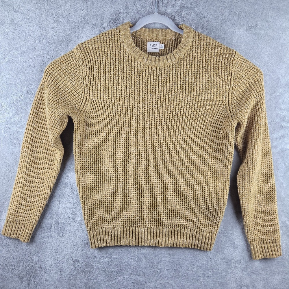 Flint and Tinder Headlands Heavyweight Waffle Knit Crewneck Men's M Huckberry